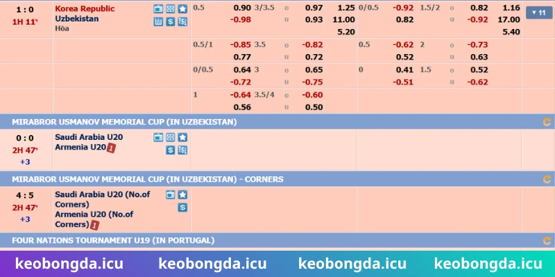 Làm rõ kèo chấp 1/2 trái cho tân binh